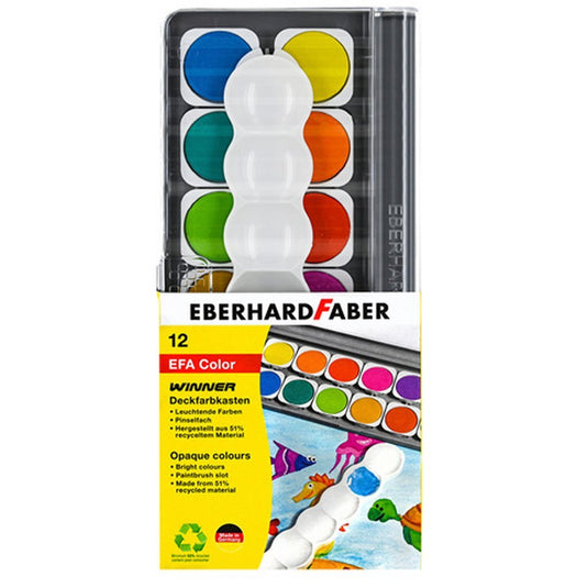 Eberhard faber ef-578312 verfdoos winner 12 kleuren
