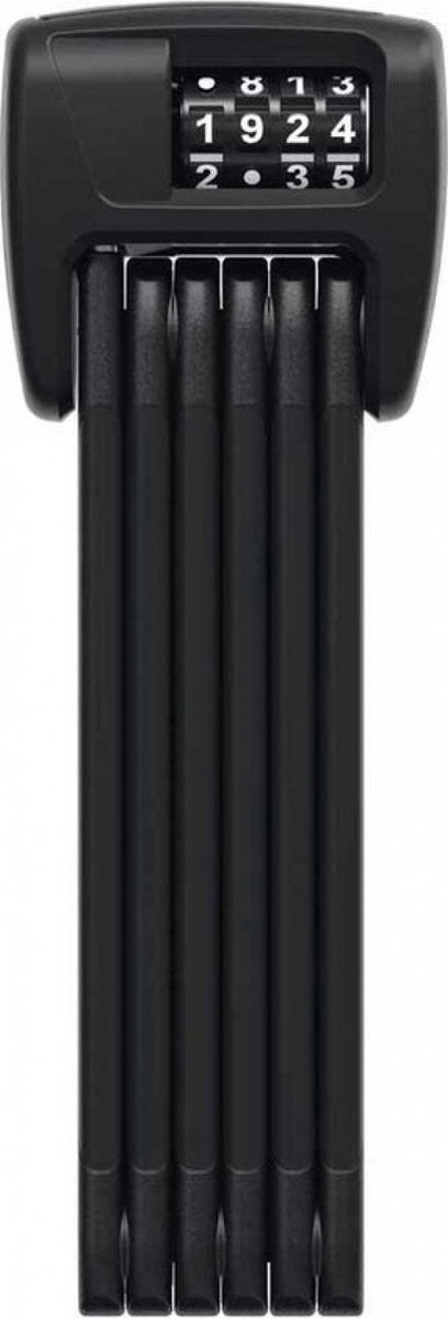 Load image into Gallery viewer, Abus vouwslot Bordo 6000C 90 zwart LED SH - Fietsslot
