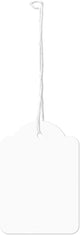 Kangaro draadetiketten - 45x65mm - wit - doos a 250 stuks - prijskaartjes met koord