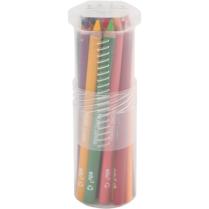Afbeelding laden in galerijviewer, Https: www.cchobby.nl edu-jumbo-kleurpotlood-dikte-10-mm-vulling-6-25-mm-diverse-kleuren-18-stuk-1-doos
