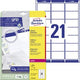 Adresetiketten avery-zweckform quickpeel™ papier