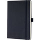 Sigel notitieboek - conceptum pure - a5 - zwart - hardcover - 194 pagina's - 80 grams - gelinieerd - si-co122