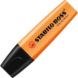 Abi tekstmarker stlo boss original ultra 2-5mm oranje schuin