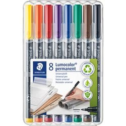 Staedtler permanente ohp marker 318 0.6mm kleurenassortiment