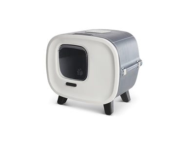 Load image into Gallery viewer, Savic Kattenbak mira deluxe antraciet wit
