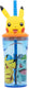 Stor pokémon drinkbeker met rietje – 360 ml – herbruikbaar – met 3d-figuur – bpa-vrij – tumbler voor kinderen vanaf 4 jaar – transparant blauw