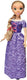 Dimian pop prinses in paarse jurk - 80 cm.