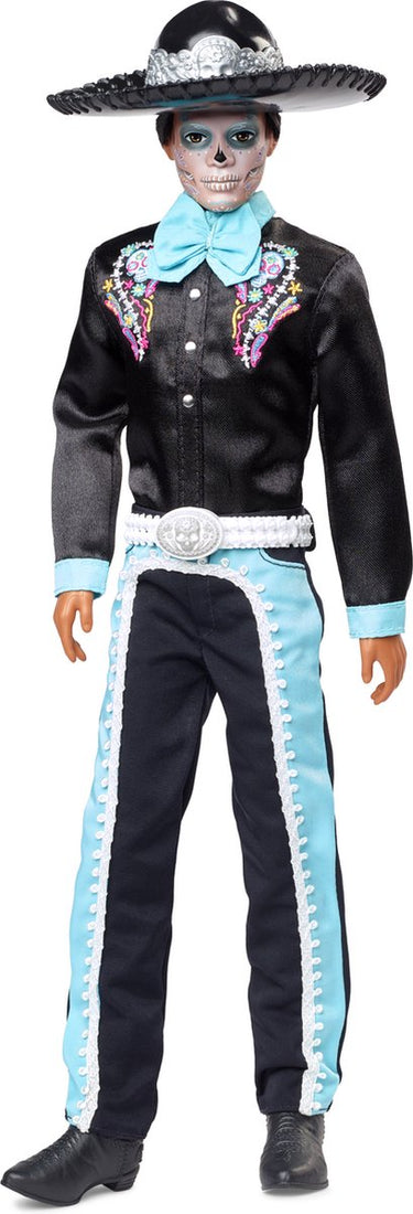 Barbie ken día de muertos-pop veelkleurig