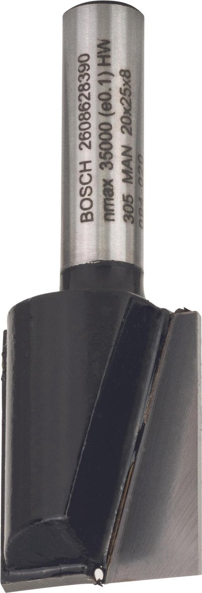 Bosch - vingerfrezen 8 mm, d1 20 mm, l 25 mm, g 56 mm