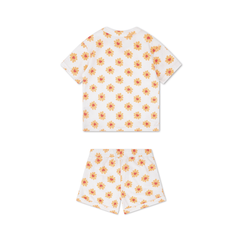 Load image into Gallery viewer, Floral love | meerkleurig meisjes set strand - terry
