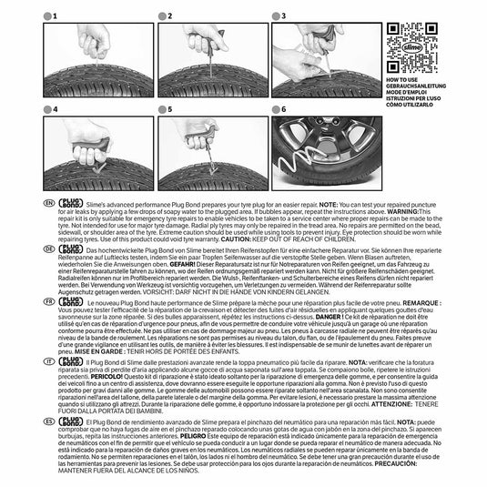 Slime deluxe bandenreparatieset voor off-highway banden
