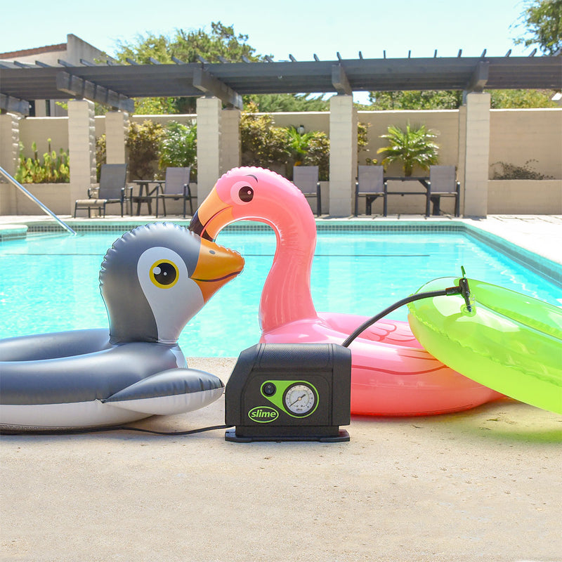 Load image into Gallery viewer, Slime 12v bandenpomp compressor
