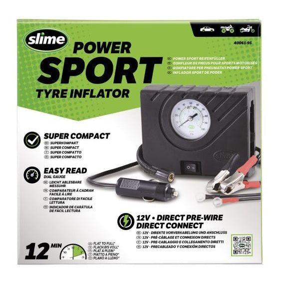 Load image into Gallery viewer, Slime power sport 12v bandenpomp compressor
