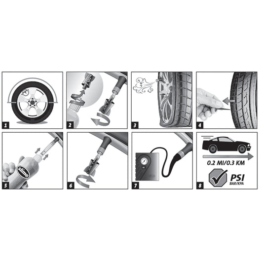 Slime smart repair noodreparatieset voor lekke banden