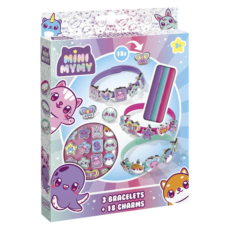 Load image into Gallery viewer, Mini mymy 3 bracelets 18 charms
