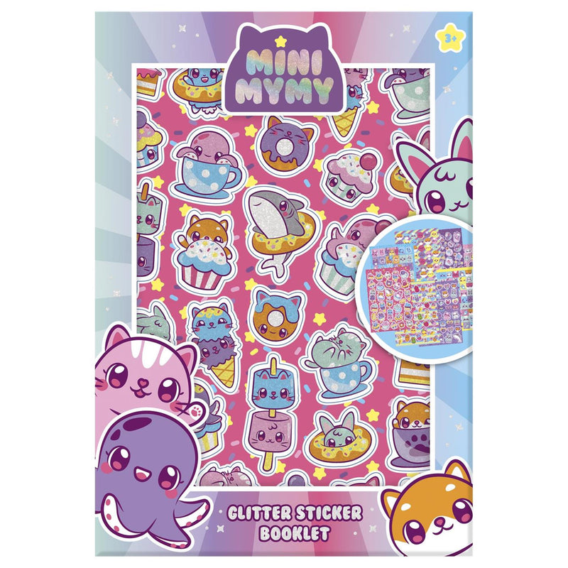 Load image into Gallery viewer, Mini mymy glitter sticker boeklet a5
