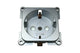 C-line wandcontactdoos camper en caravan 230 volt zilver