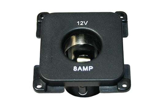 C-line 12 volt stopcontact camper en caravan zwart