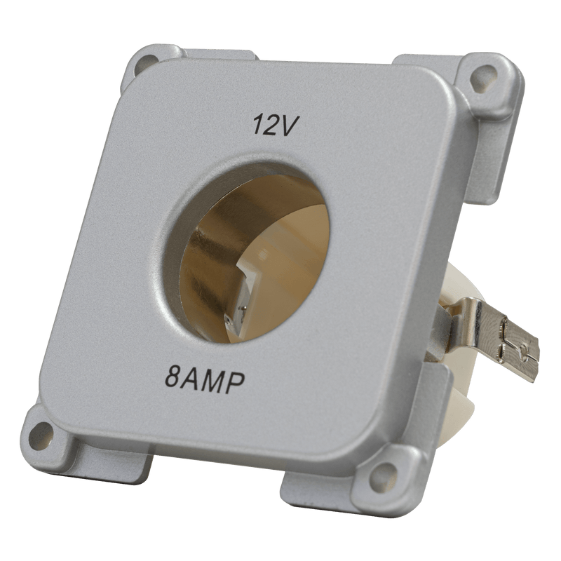Afbeelding laden in galerijviewer, C-line 12 volt stopcontact camper en caravan zilver
