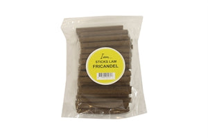 I am sticks fricandel lam rijst