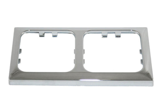 Opal afdekraam 2 voudig chroom