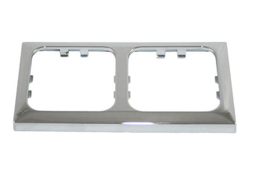 Opal afdekraam 2 voudig chroom