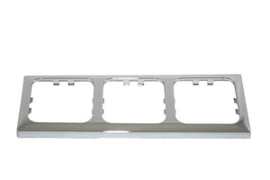 Opal afdekraam 3 voudig chroom