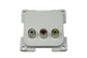 C-line video en audio contactdoos wit - verpakt