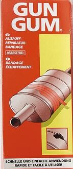 Holts uitlaatreparatiebandage gun gum gun gum bandage 1.10 m f.exhaust ref.