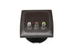 C-line video en audio contactdoos met opal afdekraam bruin