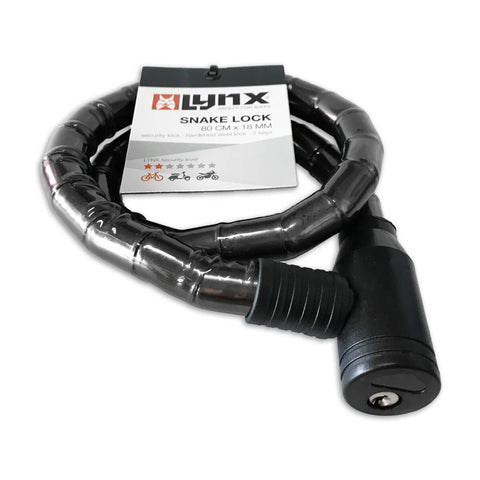 Lock Lynx cable lock 18x800mm smoke