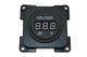 C-line voltmeter camper en caravan zwart