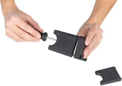 Load image into Gallery viewer, Trixie houder voor stuur fietsmand zwart
