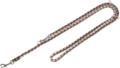 Load image into Gallery viewer, Trixie Hondenriem cavo verstelbaar bruin beige
