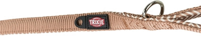 Load image into Gallery viewer, Trixie Hondenriem boho ruiten premium met neopreen karamel
