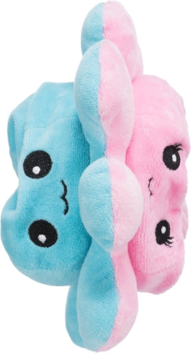 Trixie octopus omkeerbaar pluche grijs geel