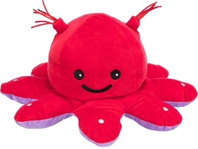 Load image into Gallery viewer, Trixie Octopus omkeerbaar pluche rood paars
