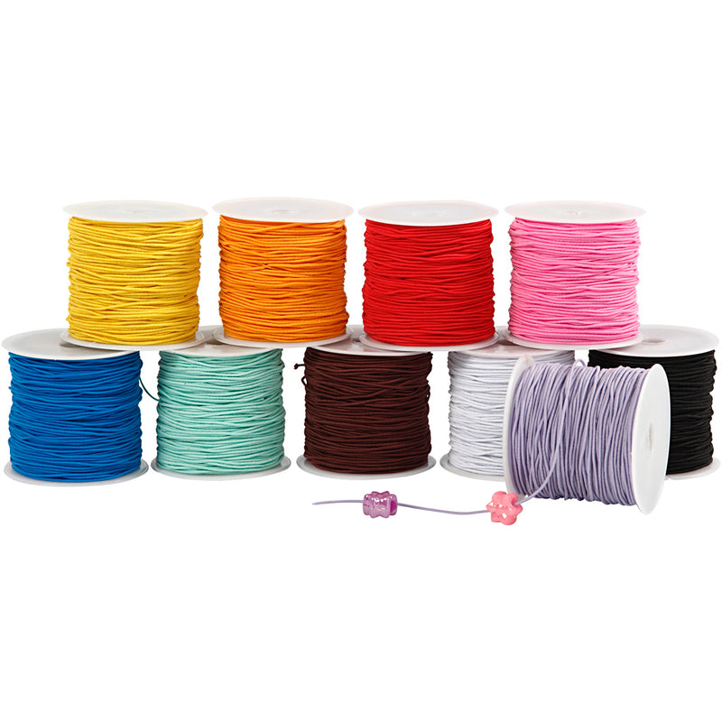 Load image into Gallery viewer, Https: www.cchobby.nl elastisch-koord-dikte-1-mm-10x25-m-1-doos
