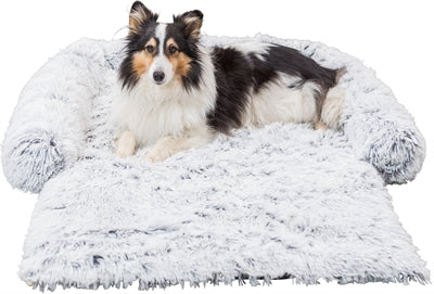 Load image into Gallery viewer, Trixie Sofa bed harvey meubelbeschermer hoekig wit zwart
