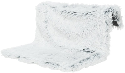 Load image into Gallery viewer, Trixie Radiator hangmat harvey langhaar pluche velours wit zwart
