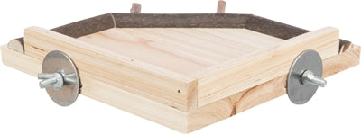 Load image into Gallery viewer, Trixie landingsplaats met zitstokken hout naturel
