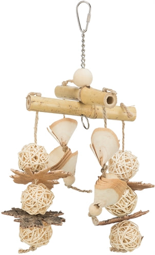 Load image into Gallery viewer, Trixie Natuurspeelgoed bamboe rotan hout
