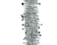 Decoris lametta guirlande ster l270cm zilver