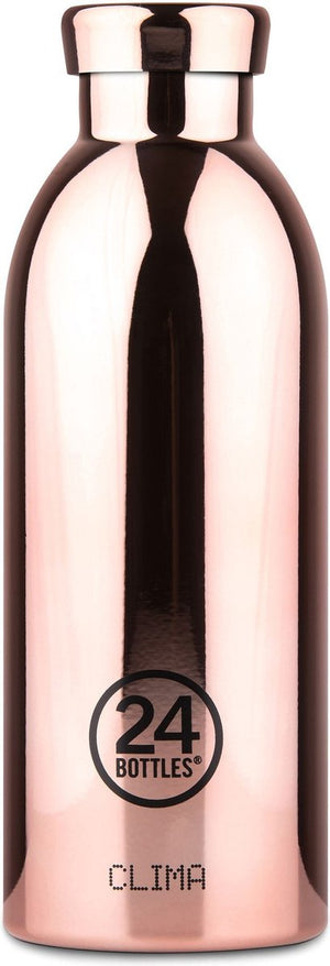 24 bottles 24bottles thermosfles clima bottle rose gold 500 ml