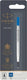 Parker rollerballpen inktvulling | medium punt | blauwe quink inkt | 1 stuk