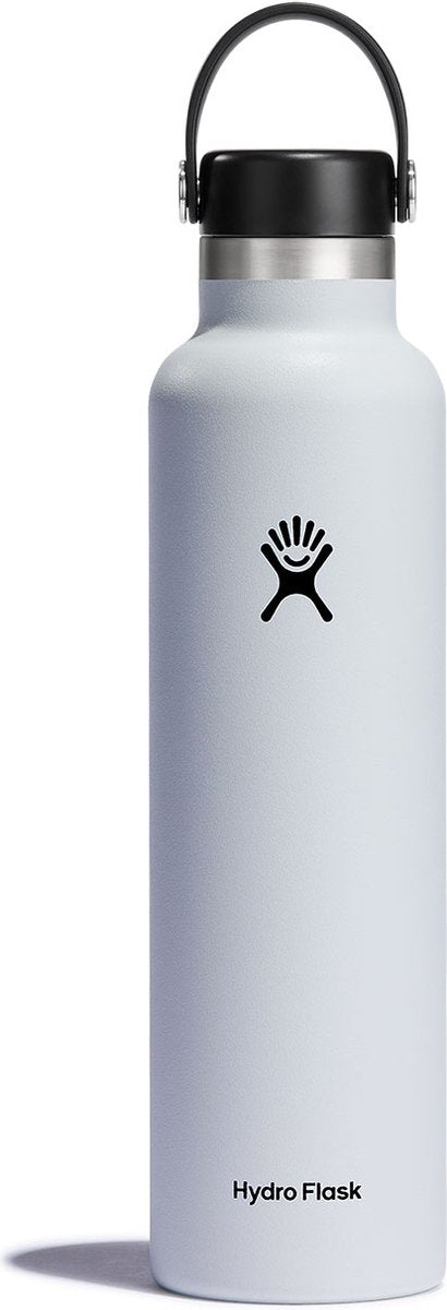 Hydro flask standard mouth flex cap drinkfles (709 ml) - wit