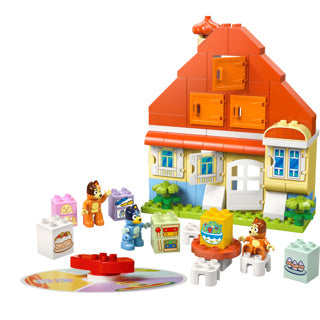 Load image into Gallery viewer, Lego duplo 10459 huis van bluey en haar familie met geheugenspel
