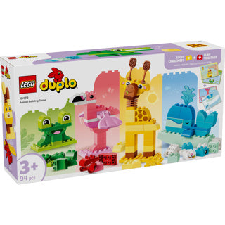 Load image into Gallery viewer, Lego duplo dierenbouwspel educatief montessori speelgoed voor kinderen met dieren figuren 10472
