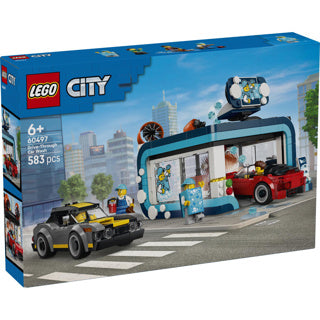 Load image into Gallery viewer, Lego city autowasstraat auto bouwpakket voor kinderen vanaf 6 jaar 60497
