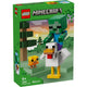 Lego ® minecraft® kipberijder bouwspeelgoed - gamingdecoratie met babyzombie, kip en kuiken - cadeautip voor jongens en meisjes vanaf 9 jaar - 21582
